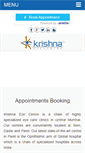 Mobile Screenshot of krishnaeyecentre.com
