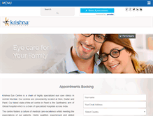 Tablet Screenshot of krishnaeyecentre.com